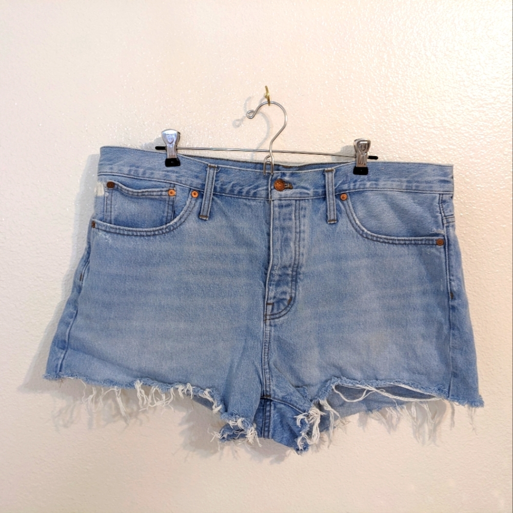 Madewell denim cutt off shorts